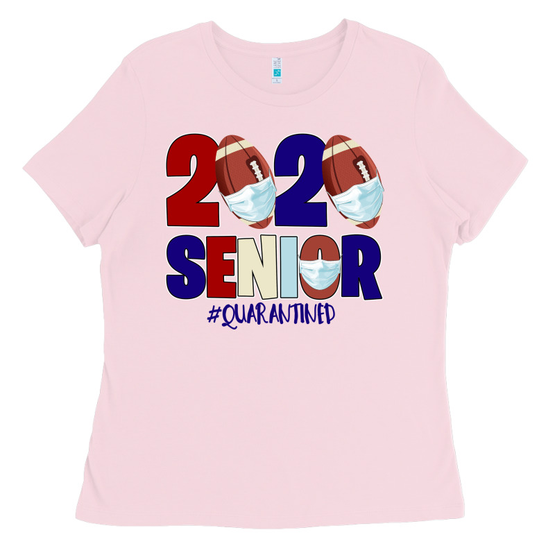 Quarantined Senior 2020 American Football Ladies Tee by Bettercallsaul | Teevron