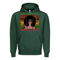 Sports Green juneteenth is independence Zipper Hoodie - SublimationCraftShop