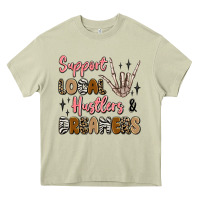Mossy support local hustlers and dreamers Heavy Core Tee - Artiststas
