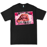 Black Valentine Sloth Premium Tee - Bettercallsaul
