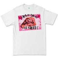 White Valentine Sloth Premium Tee - Bettercallsaul