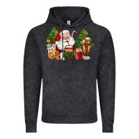 Vintage Black santa coffee cups christmas Vintage Hoodie - CowGirlArtShop