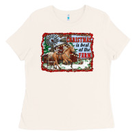 Bone christmas is best at the farm Ladies Tee - RanaPortraitStore