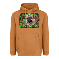 Meerkat lucky heifer with glasses st patricks Heavyweight Hoodie - Artiststas