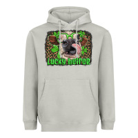 Moon Dust lucky heifer with glasses st patricks Heavyweight Hoodie - Artiststas