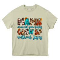 Mossy mama dont let your babies grow up without jesus Heavy Core Tee - Artiststas