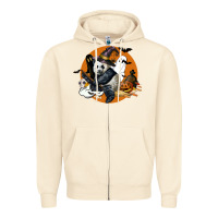 Sandshell panda hallowen Zipper Hoodie - LillyAllenDesigns