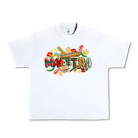 White cinco de mayo maestra Urban Heavy Tee - CowGirlArtShop