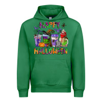 Emerald happy halloween coffee cups Urban Hoodie - AdoDesignShop