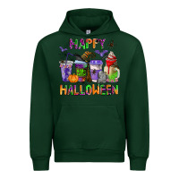 Forest Green happy halloween coffee cups Urban Hoodie - AdoDesignShop