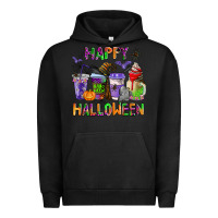 Pigment Black happy halloween coffee cups Urban Hoodie - AdoDesignShop