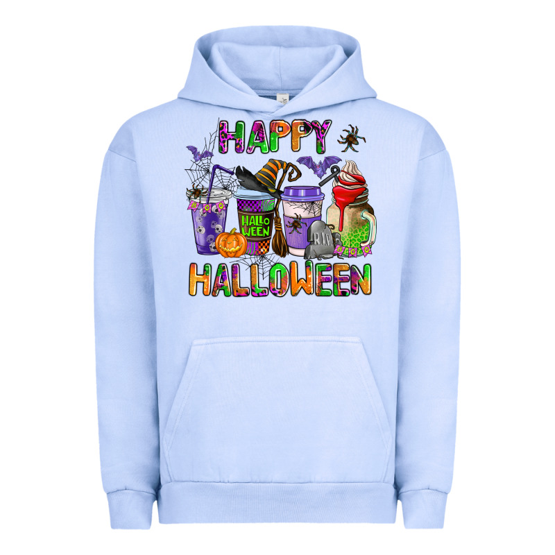 Happy Halloween Coffee Cups Urban Hoodie by AdoDesignShop | Teevron