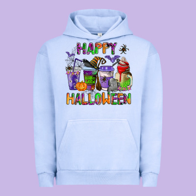 Happy Halloween Coffee Cups Urban Hoodie Designed By Adodesignshop