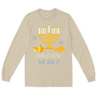 Mushroom this is how we jew it funny jewish ugly hanukkah christmas Long Sleeve Tee - minhPixels