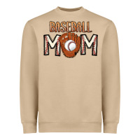 Mushroom Baseball Mom Heavyweight Sweatshirt - CowhideDigitalArt