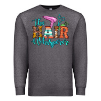 Charcoal Heather the hair whisperer Premium Sweatshirt - Artiststas