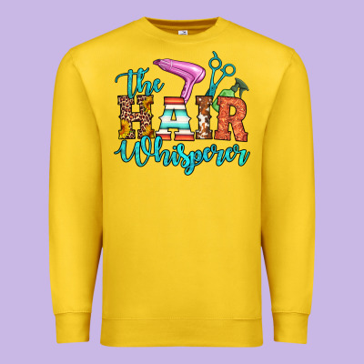 The Hair Whisperer Premium Sweatshirt Designed By Artiststas