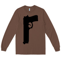 Chestnut THE SOPRANOS GUN Long Sleeve Tee - minhPixels