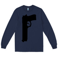 Navy THE SOPRANOS GUN Long Sleeve Tee - minhPixels