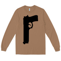 Toasted Coconut THE SOPRANOS GUN Long Sleeve Tee - minhPixels