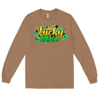 Toasted Coconut Lucky mama mother's day Long Sleeve Tee - HowdyJamesFarm