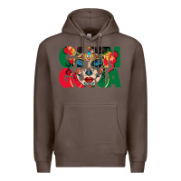 Coffee chingona sugar skull Premium Hoodie - BundleAndBundleShop