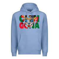 Colony Blue chingona sugar skull Premium Hoodie - BundleAndBundleShop