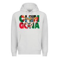 Dove Grey chingona sugar skull Premium Hoodie - BundleAndBundleShop