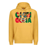 Mustard chingona sugar skull Premium Hoodie - BundleAndBundleShop
