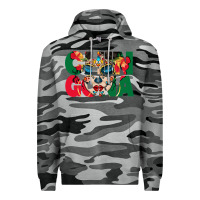 Slate Camo chingona sugar skull Premium Hoodie - BundleAndBundleShop