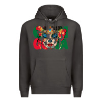 Smoke chingona sugar skull Premium Hoodie - BundleAndBundleShop
