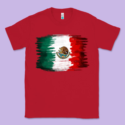 Mexican Flag Classic Tee Designed By Nancycooperartshop