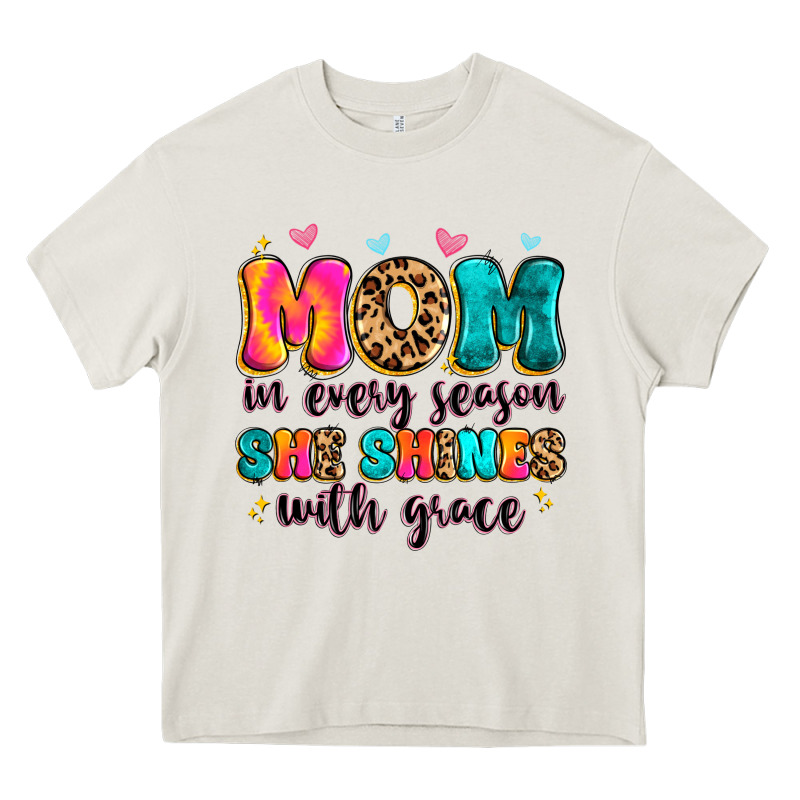 Mom In Every Season She Shines With Grace Heavy Core Tee by Artiststas | Teevron