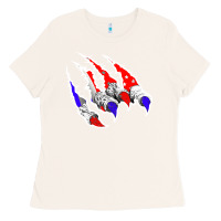 Bone American Flag Claw Ladies Tee - Bettercallsaul