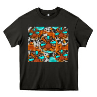 Asphalt turkey Heavy Core Tee - JahusDesignShop
