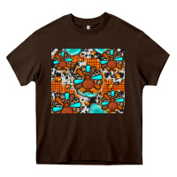 Chocolate Brown turkey Heavy Core Tee - JahusDesignShop