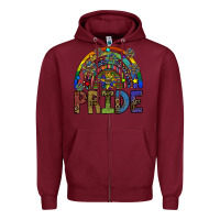 Burgundy pride Zipper Hoodie - SublimationCraftShop