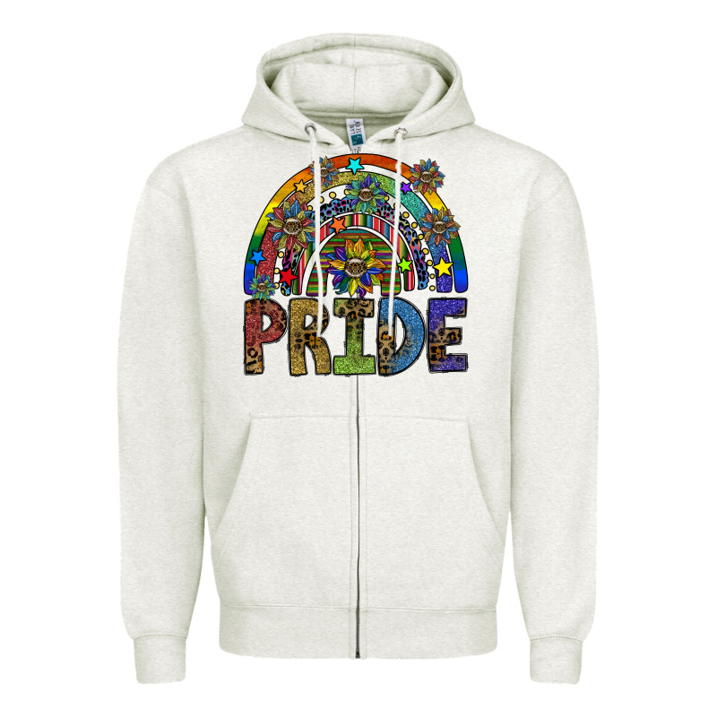 Pride Zipper Hoodie by SublimationCraftShop | Teevron