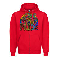 Red pride Zipper Hoodie - SublimationCraftShop