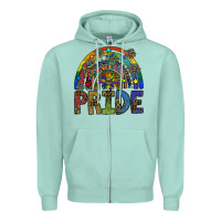 Seafoam pride Zipper Hoodie - SublimationCraftShop