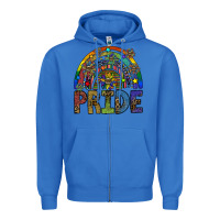 True Royal pride Zipper Hoodie - SublimationCraftShop