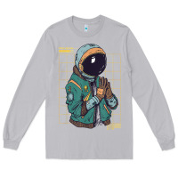 Moon Dust astronaut space travel retro aesthetic streetwear t shirt Long Sleeve Tee - minhPixels