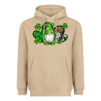 Mushroom st patricks day gnome with western hearts Heavyweight Hoodie - Artiststas
