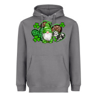 Storm st patricks day gnome with western hearts Heavyweight Hoodie - Artiststas