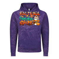 Cloud Purple football pumpkin spice Vintage Hoodie - CowGirlArtShop