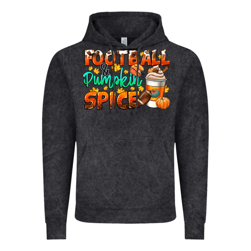 Football Pumpkin Spice Vintage Hoodie by CowGirlArtShop | Teevron