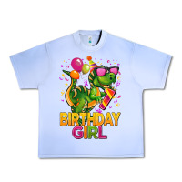 Grape Ice 1st birthday girl t rex pink Urban Heavy Tee - CowGirlArtShop