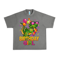 Tornado 1st birthday girl t rex pink Urban Heavy Tee - CowGirlArtShop