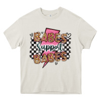 Cream babes support babes Heavy Core Tee - Artiststas