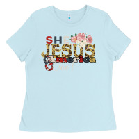 Baby Blue She Jesus America Too Ladies Tee - Bettercallsaul